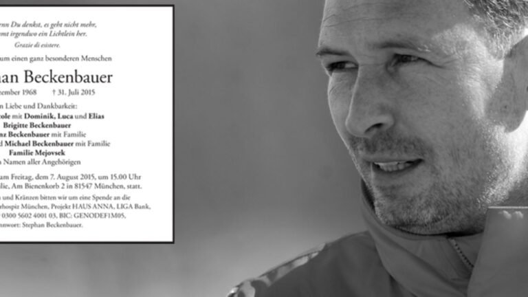 Traueranzeige Franz Beckenbauer Krank